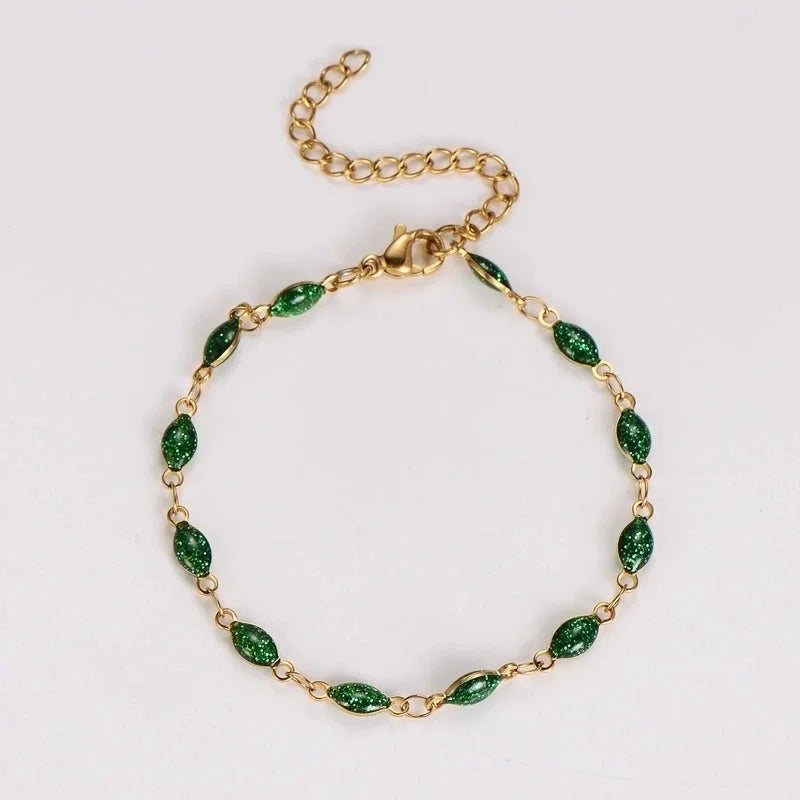 Casual Classic Style Oval 304 Stainless Steel Bracelets In Bulk