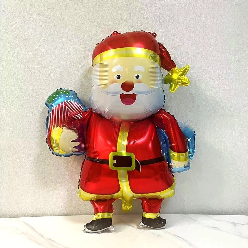 Christmas Casual Christmas Tree Santa Claus Snowman Aluminum Film Party Balloon Balloons