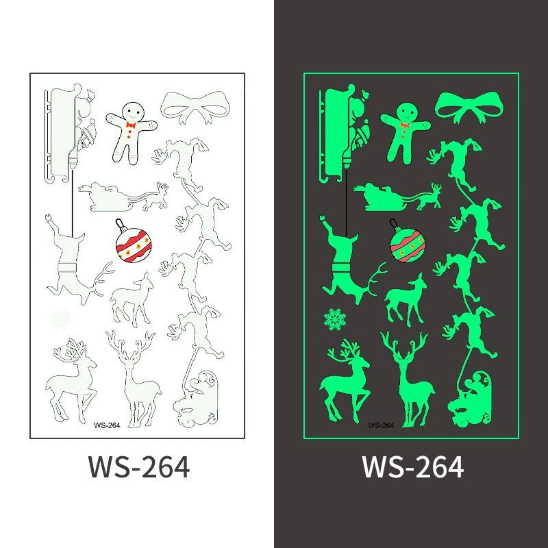 Christmas Santa Claus Transfer Stickers Tattoos & Body Art 1 Piece