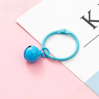 Creative Internet Red Bell Keychain Color Resin Pendant Accessories Bag Car Pendant Candy Color Hanging Material