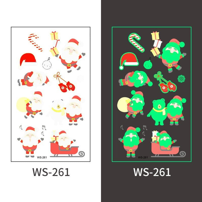 Christmas Santa Claus Transfer Stickers Tattoos & Body Art 1 Piece