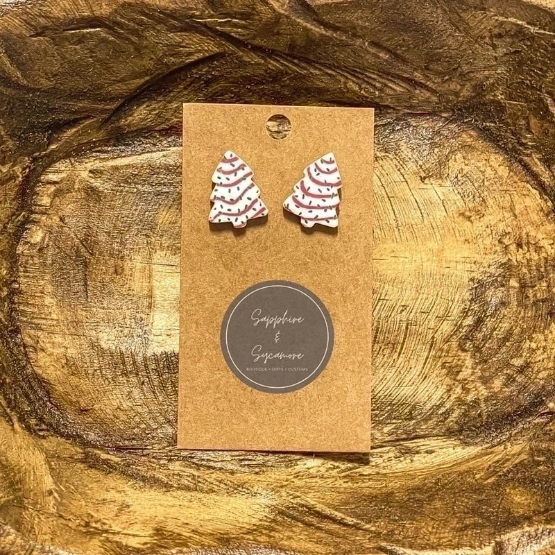 Fashion Christmas Tree Alloy Plating Christmas Women's Ear Studs 1 Pair