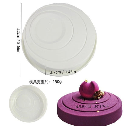 Casual Geometric Heart Shape Rose Silica Gel Kitchen Molds 1 Piece