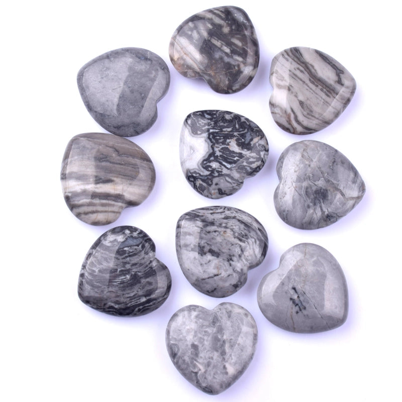 2 Pieces Gemstoen Heart Special Large Favorably 20Mm Pink Crystal Love Amethyst Heart-Shaped Ornaments