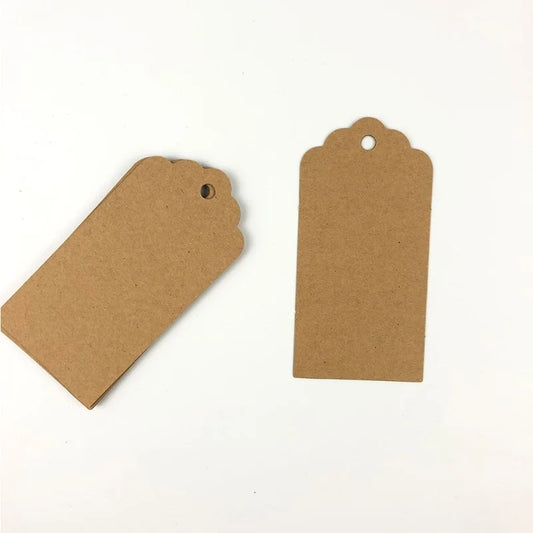 400 Pieces 350g Kraft Paper Tag In Stock Christmas Kraft Paper Tag Black Card White Card Bookmark Handmade Soap Tag In Stock