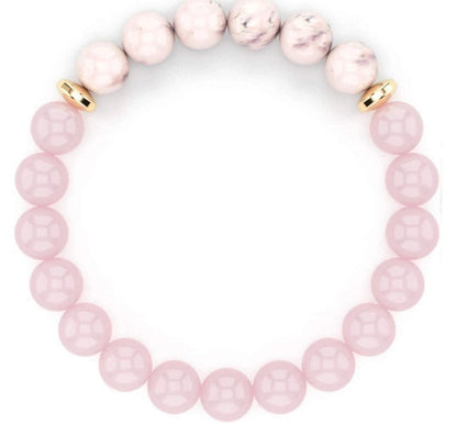 Fashion Round Artificial Crystal Turquoise Beaded Bracelets