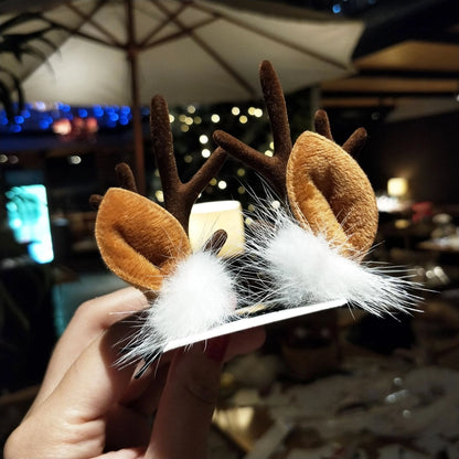 Christmas Fashion Antlers Plush Festival