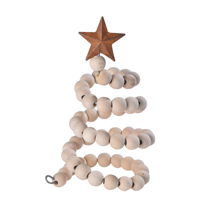 2 Pieces Christmas Decoration Ornaments Christmas Decoration Nordic Ig Wooden Christmas Tree Desktop Small Ornaments Decoration