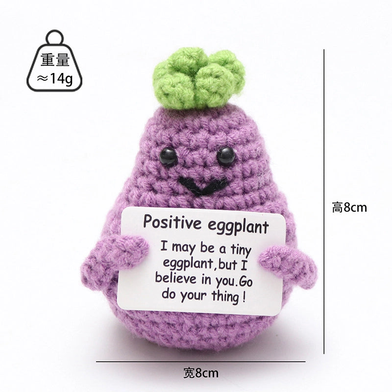 Cartoon Style Cute Animal Fruit Yarn Artificial Decorations