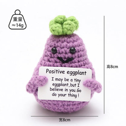Cartoon Style Cute Animal Fruit Yarn Artificial Decorations