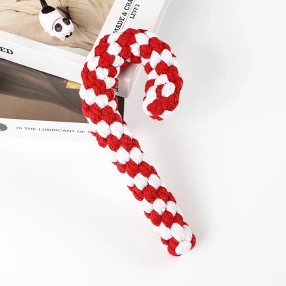 Cute Cotton Rope Christmas Infinite Twist Pet Toys