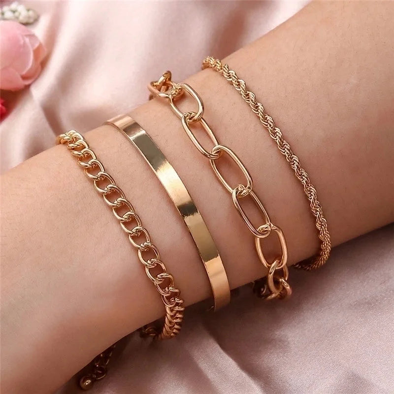 Casual Punk Minimalist Geometric Butterfly Alloy Gold Plated Artificial Gemstones Artificial Diamond Bangle In Bulk