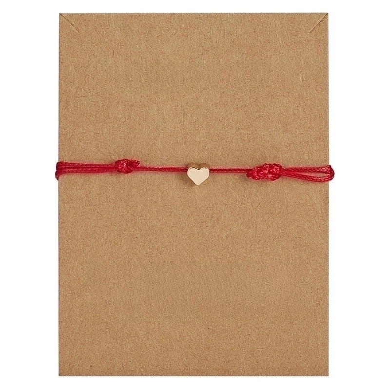 New Fashion Necklace Heart-shaped Butterfly Weaving Adjustable Copper Bracelet