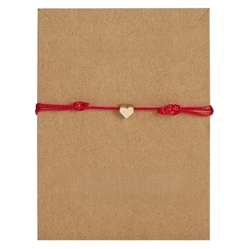 New Fashion Necklace Heart-shaped Butterfly Weaving Adjustable Copper Bracelet