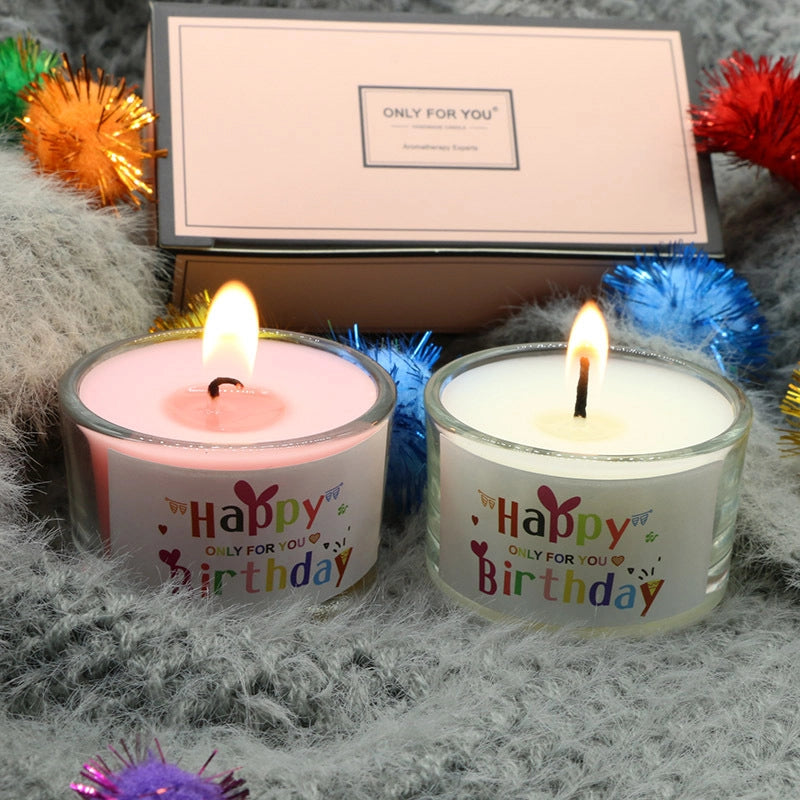 Set Round Cup Essential Oil Aromatherapy Candle Cup Christmas Accessories Candy Box Gift Accompanying Gift Box Birthday