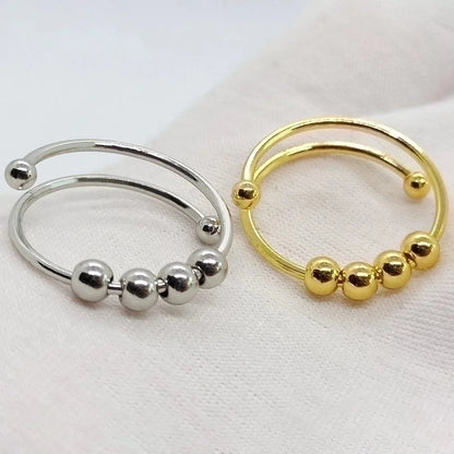Fashion Round Stainless Steel Copper Rings 1 Piece