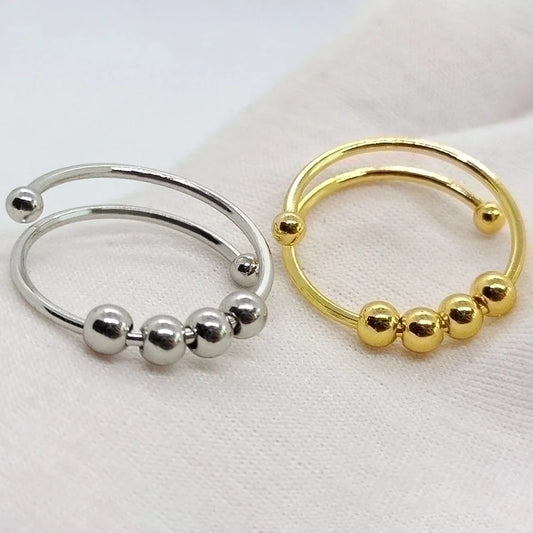 Fashion Round Stainless Steel Copper Rings 1 Piece