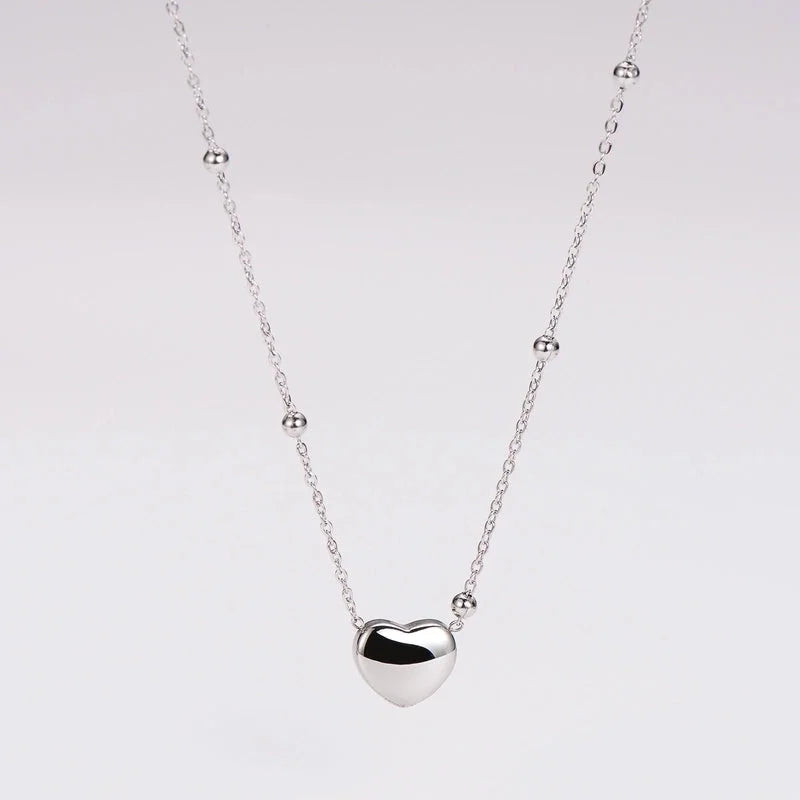 Retro Punk Commute Heart Shape 304 Stainless Steel 18K Gold Plated Rose Gold Plated Jewelry Set