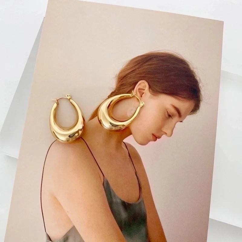 201 Stainless Steel Stainless Steel Earrings