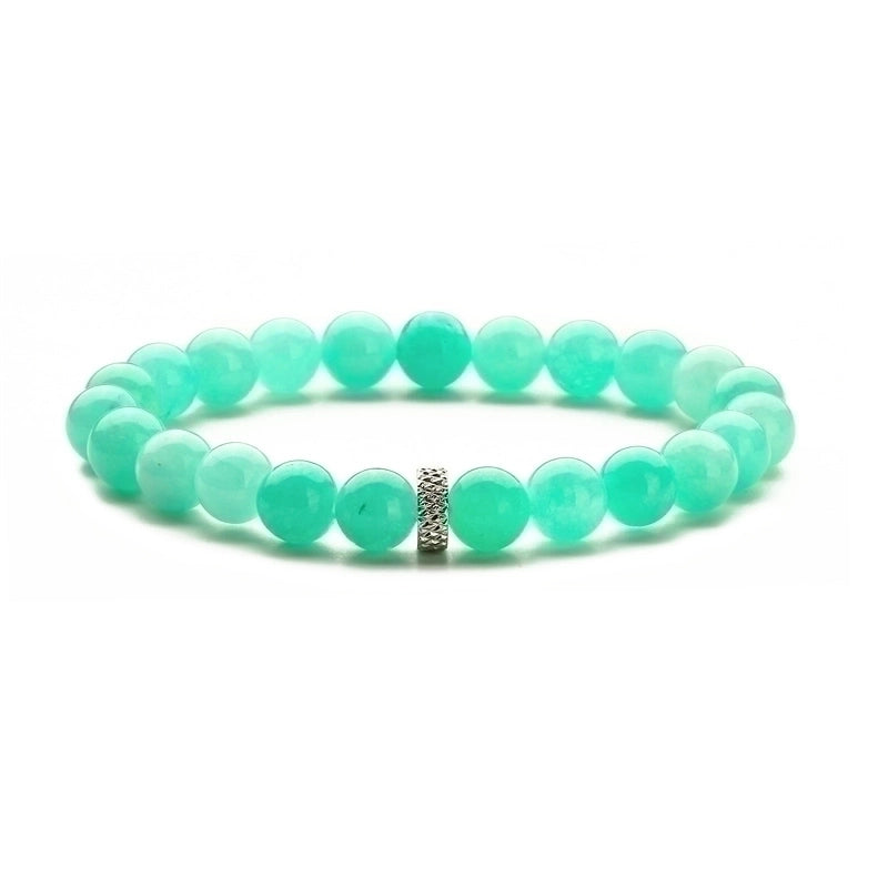 Casual Retro Round Beaded Tiger Eye Bracelets