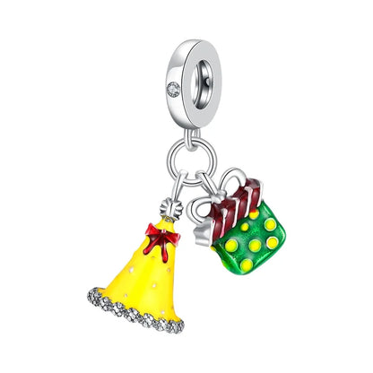 Christmas Tree Copper Pendants