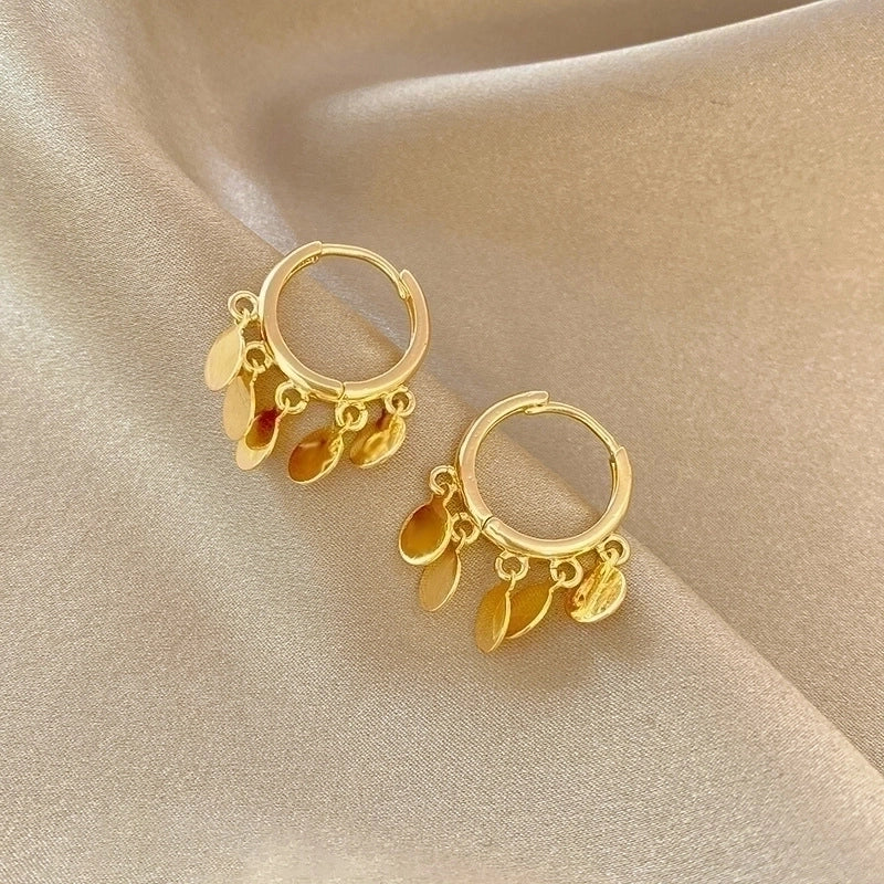 2 Pieces Retro Square Flower Twist Inlay Copper Artificial Pearls Opal Zircon Copper Earrings