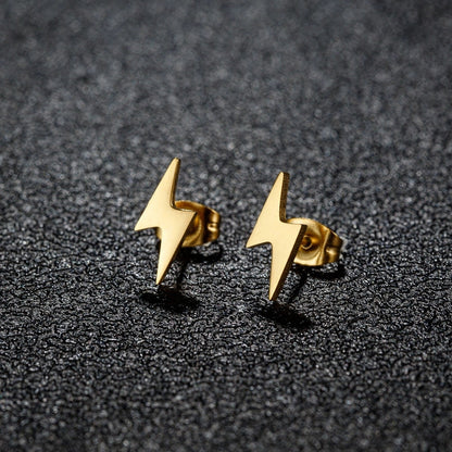 1 Pair Sweet Minimalist Artistic Animal Irregular Polishing Plating 304 Stainless Steel 18K Gold Plated Ear Studs