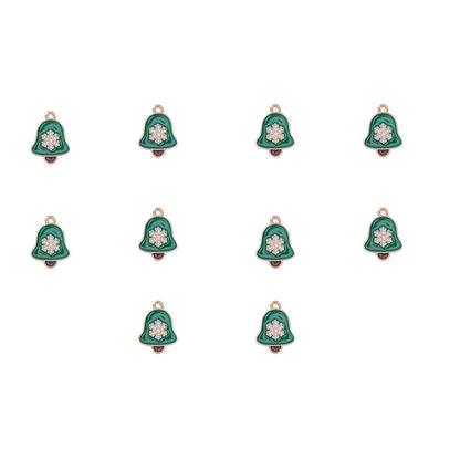 10 PCS/Package 15.9*17.8mm 16*22MM 18.1*19mm Alloy Christmas Hat Christmas Tree Santa Claus Pendant Jewelry Accessories