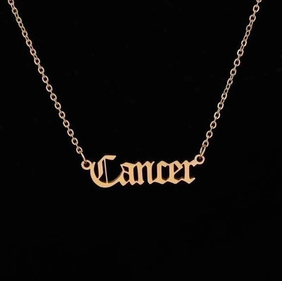 Fashion Constellation 201 Stainless Steel 18K Gold Plated Stainless Steel Necklaces