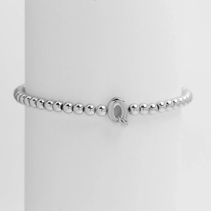 Copper Minimalist Plating Letter Bracelets