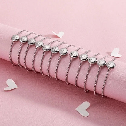 Constellation Titanium Steel 18K Gold Plated Bracelets In Bulk