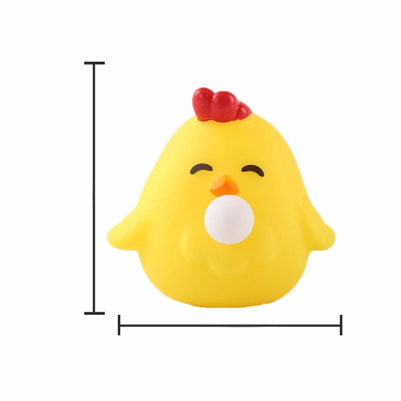 Squishy Toy Christmas Animal Santa Claus Snowman PVC TPR Toys