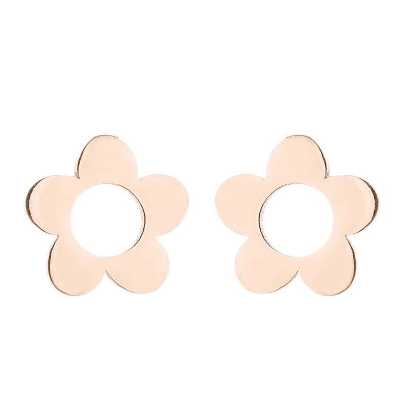 1 Pair Fashion Snowflake Plating 304 Stainless Steel 18K Gold Plated Ear Studs