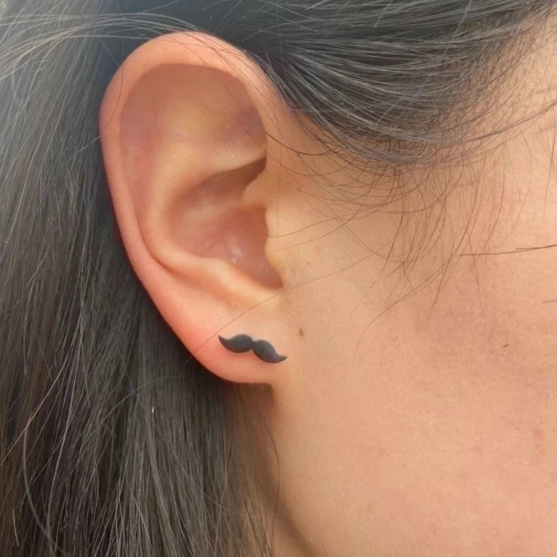 1 Pair Lady Butterfly Plating 304 Stainless Steel 18K Gold Plated Ear Studs