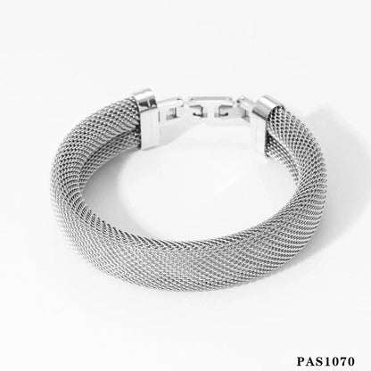 3 Pieces Modern Style Solid Color 304 Stainless Steel 16K Gold Plated White Gold Plated Gold Plated Bangle In Bulk