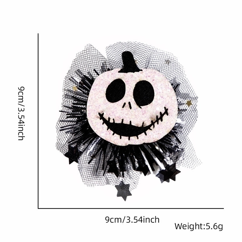 Halloween Gothic Women's Color Block Plastic Hair Clip