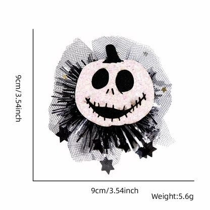 Halloween Gothic Women's Color Block Plastic Hair Clip