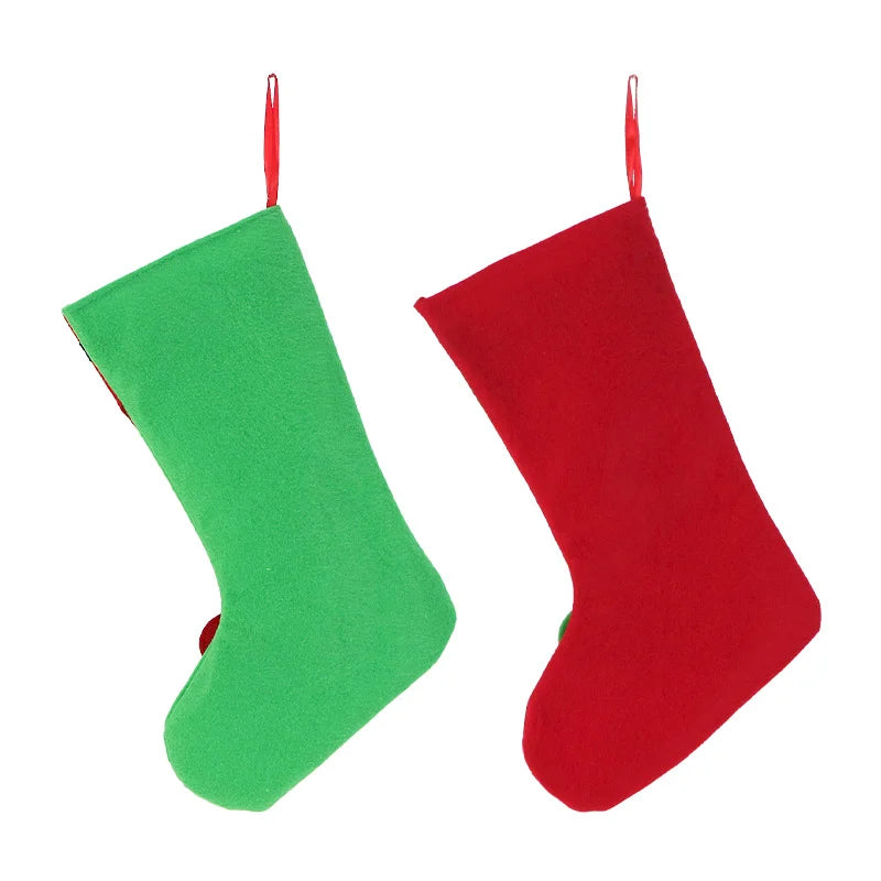 Hot Sale Christmas Stocking Elf Leg Small Gift Bag Fireplace Hanging Decoration Christmas Outfit