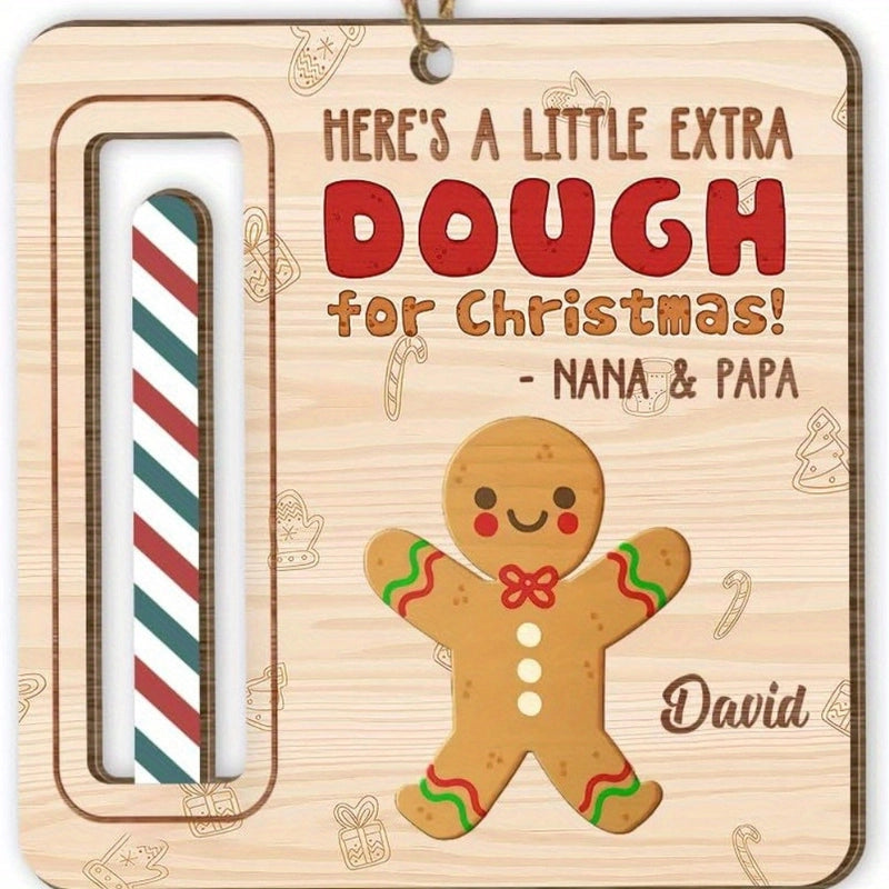 Christmas Cartoon Style Santa Claus Snowman Elk Wood Daily Festival Hanging Ornaments Decorations Hanging Ornaments