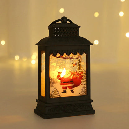 Christmas Retro Santa Claus Plastic Party Lightings