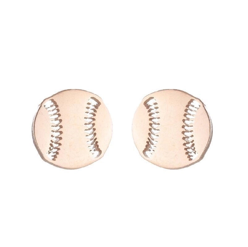 1 Pair Minimalist Solid Color Irregular Plating 304 Stainless Steel 18K Gold Plated Ear Studs