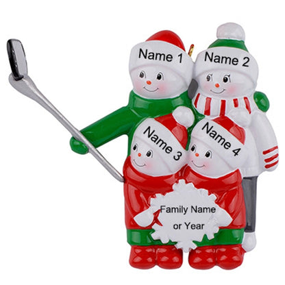 Christmas Cartoon Style Bear Snowman Resin Indoor Party Festival Hanging Ornaments