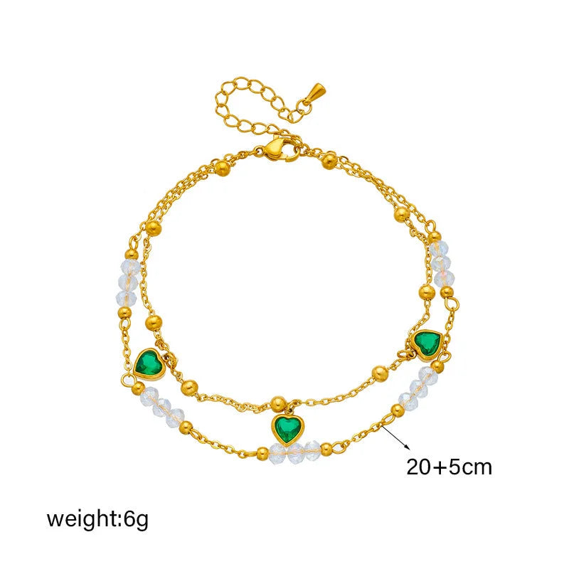 Fashion Women Titanium Steel Anklets
