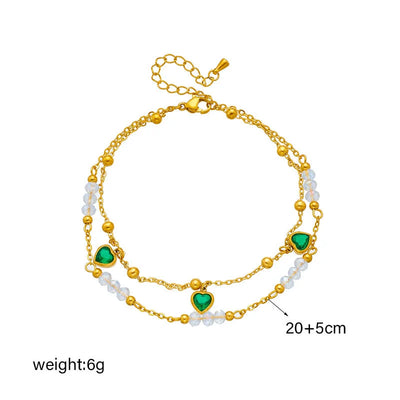 Fashion Women Titanium Steel Anklets