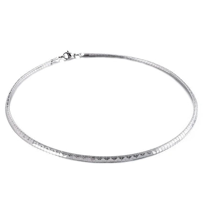 Titanium Steel 18K Gold Plated Fashion Plating Geometric Choker