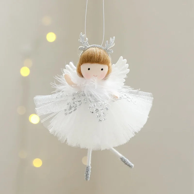 Christmas Cartoon Style Angel Polyester Fabric Holiday Banquet Hanging Ornaments Decorations Hanging Ornaments