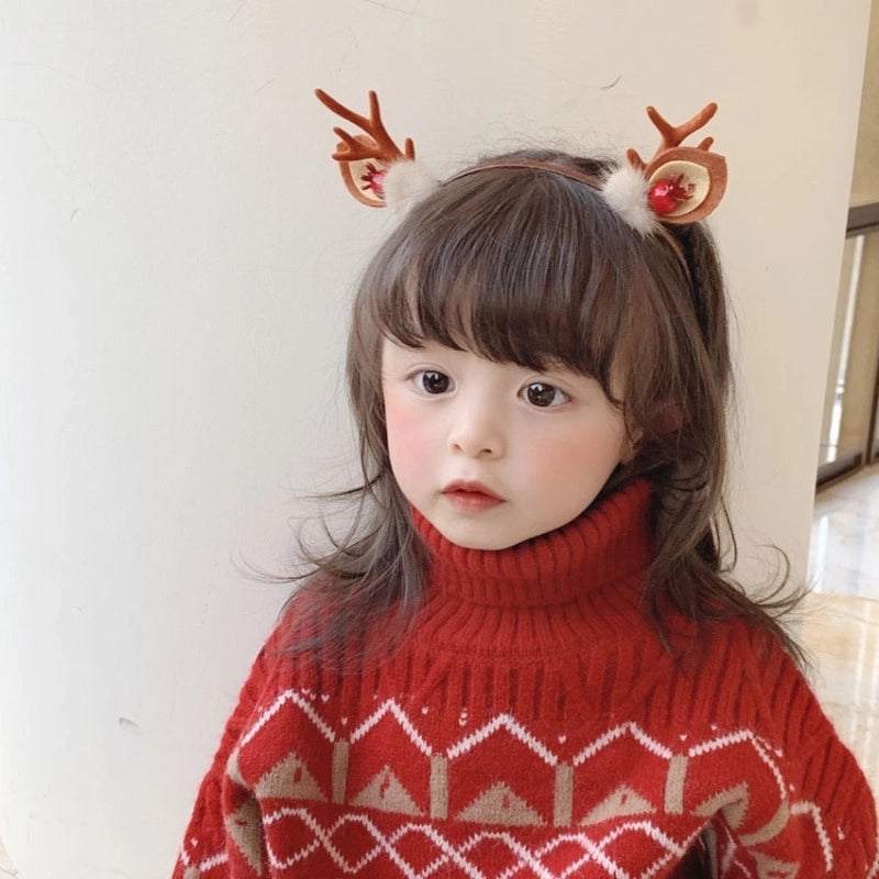 Christmas Fashion Antlers Resin Daily Hairpin