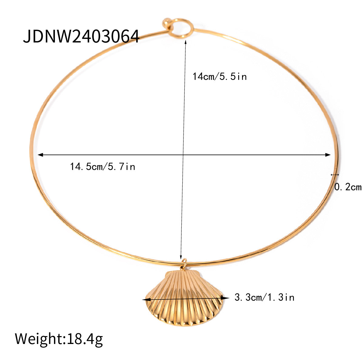 IG Style Pearl Shell Stainless Steel Chokers