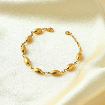 Casual Vacation Modern Style Pentagram Cross Oval 304 Stainless Steel 14K Gold Plated Bracelets In Bulk