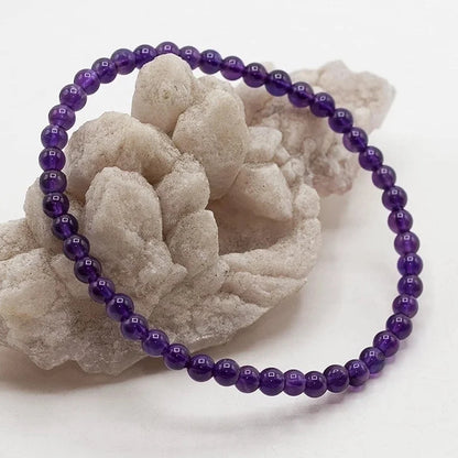 Romantic Classic Style Round Natural Stone Bracelets In Bulk
